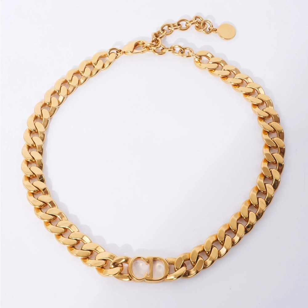 Dior Necklace Gold Plated